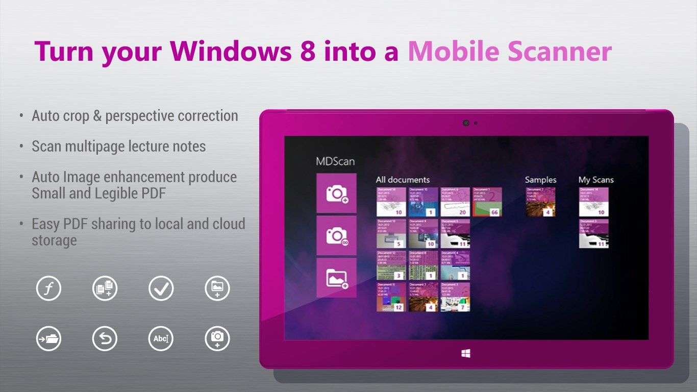 Turn your Windows 8 into a Mobile Scanner