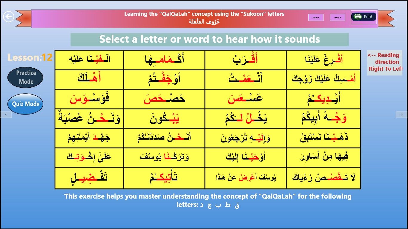App teaches you everything you need to learn to read Arabic
