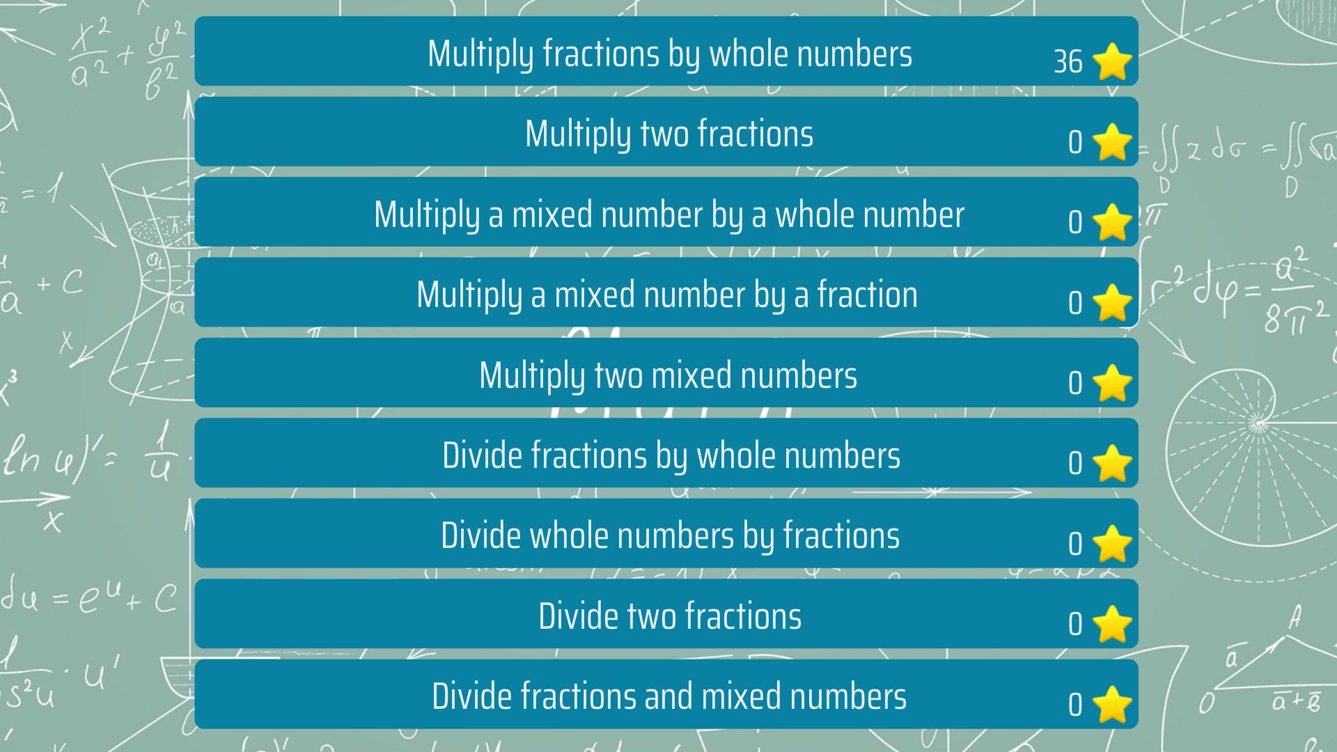 Multiply and divide fractions - 5th grade math skills