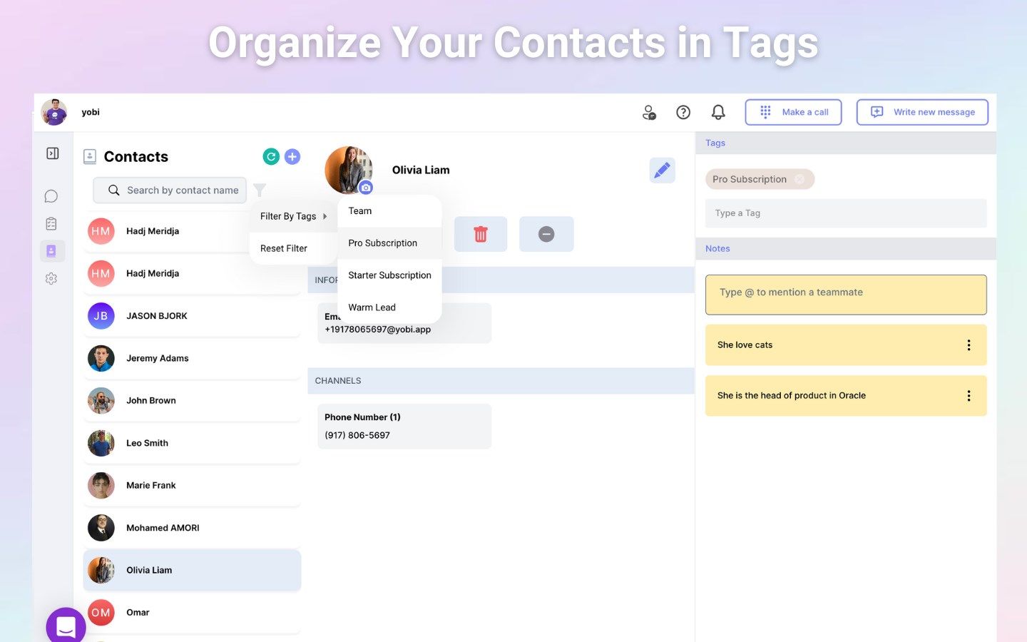 Collaborate with your team with Team Chat