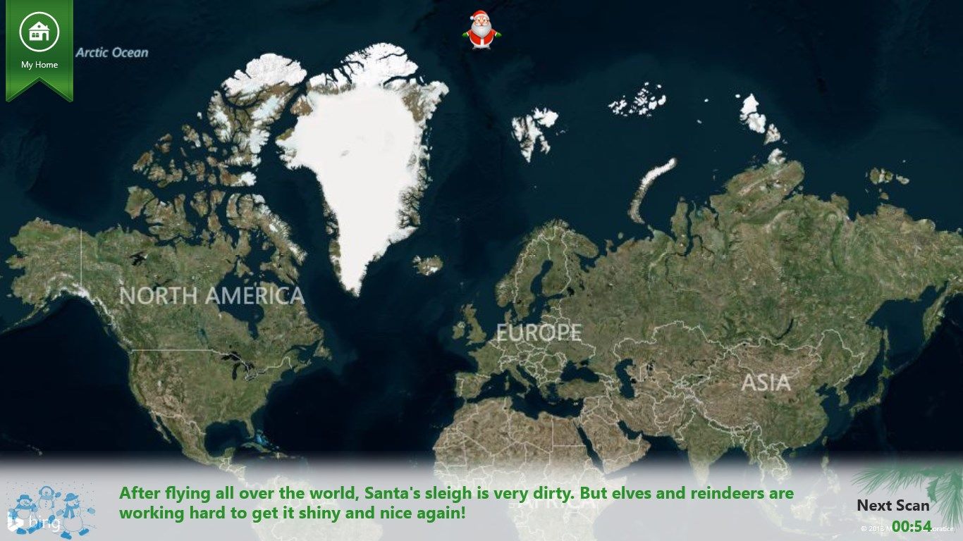 Santa gets back to North Pole after flying all over the world