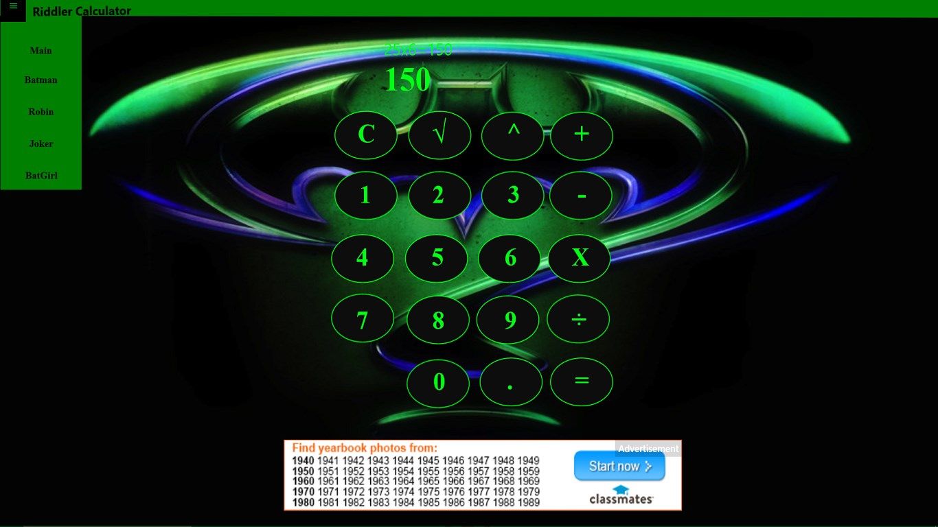 Riddler Calculator