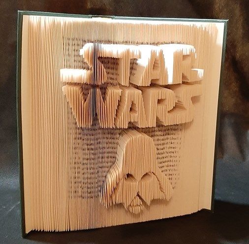 Star wars logo on flat background