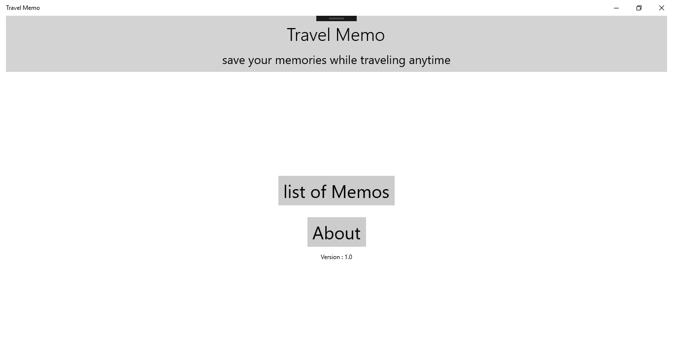 with a simple layout you choose to interact with your memos from the home page