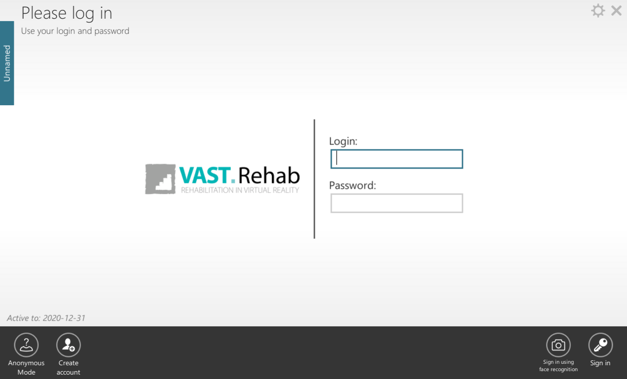 VAST.Rehab Patient's Panel