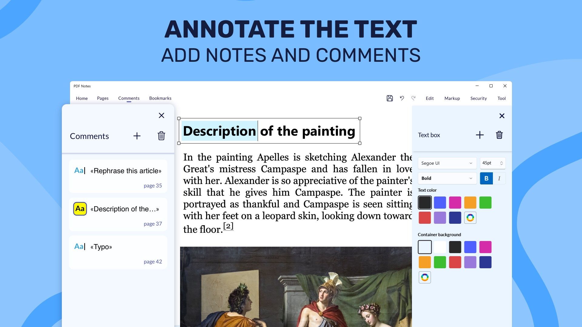 PDF Notes - Annotation Editing Tool