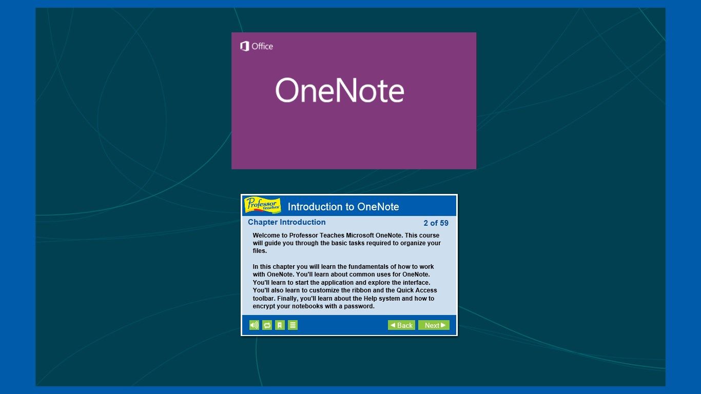 Professor Teaches OneNote 2016 will teach you how to organize and annotate your files.