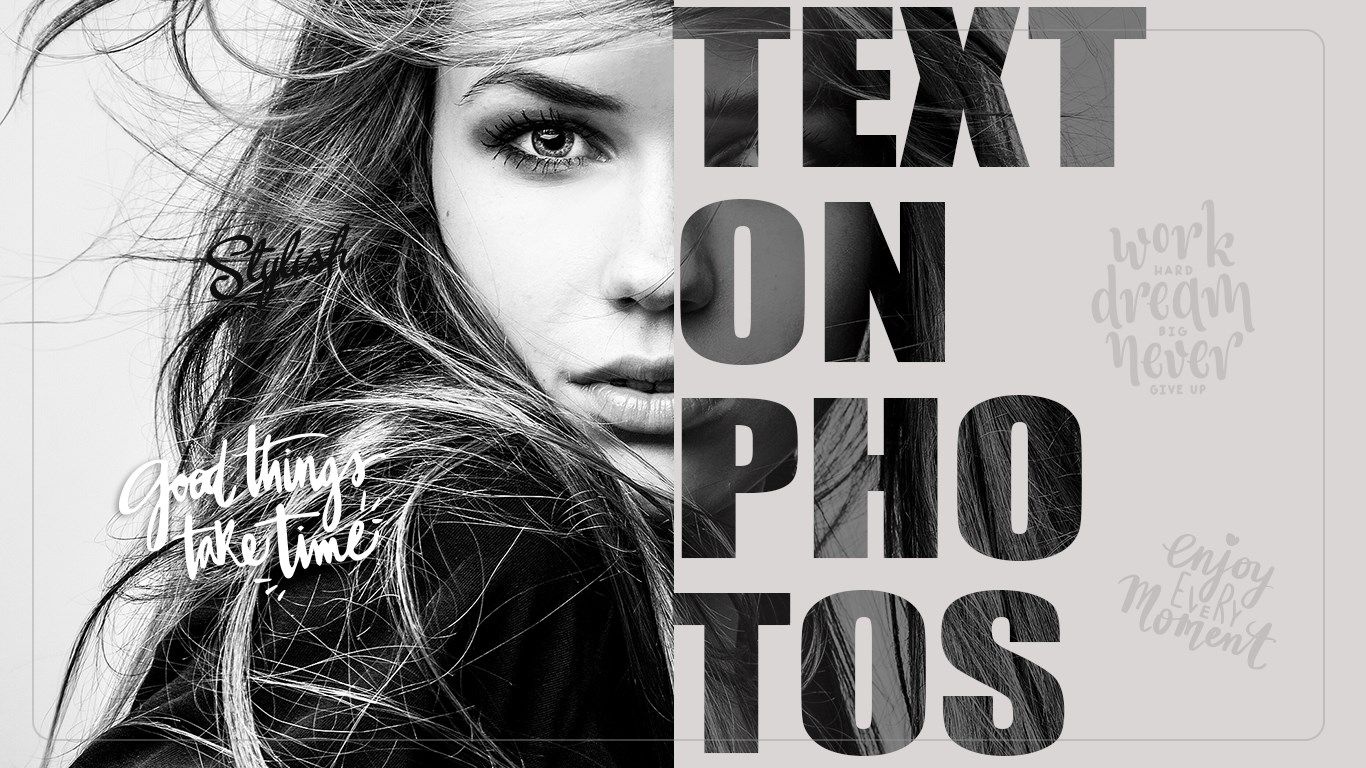Text on Photo.s Cool Fonts