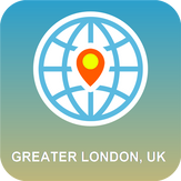 Greater London, UK Map Offline
