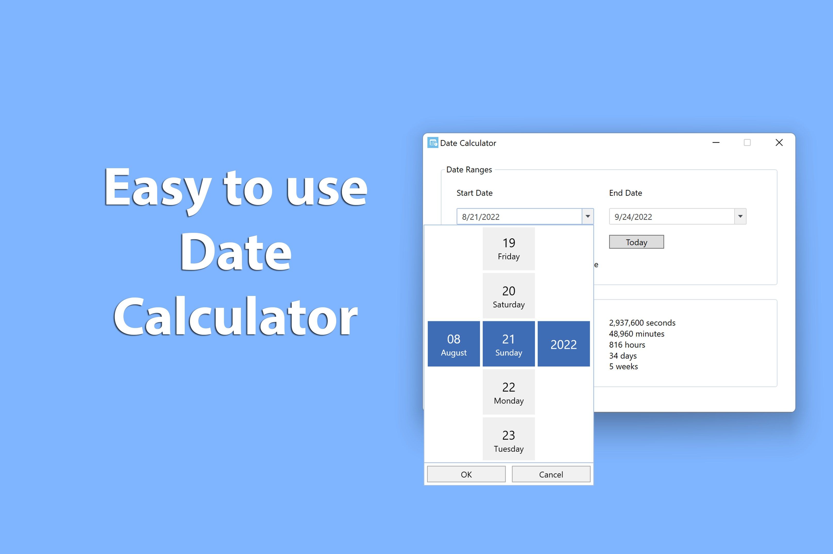 DateCalc - Calculate Dates