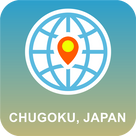 Chugoku, Japan Map Offline