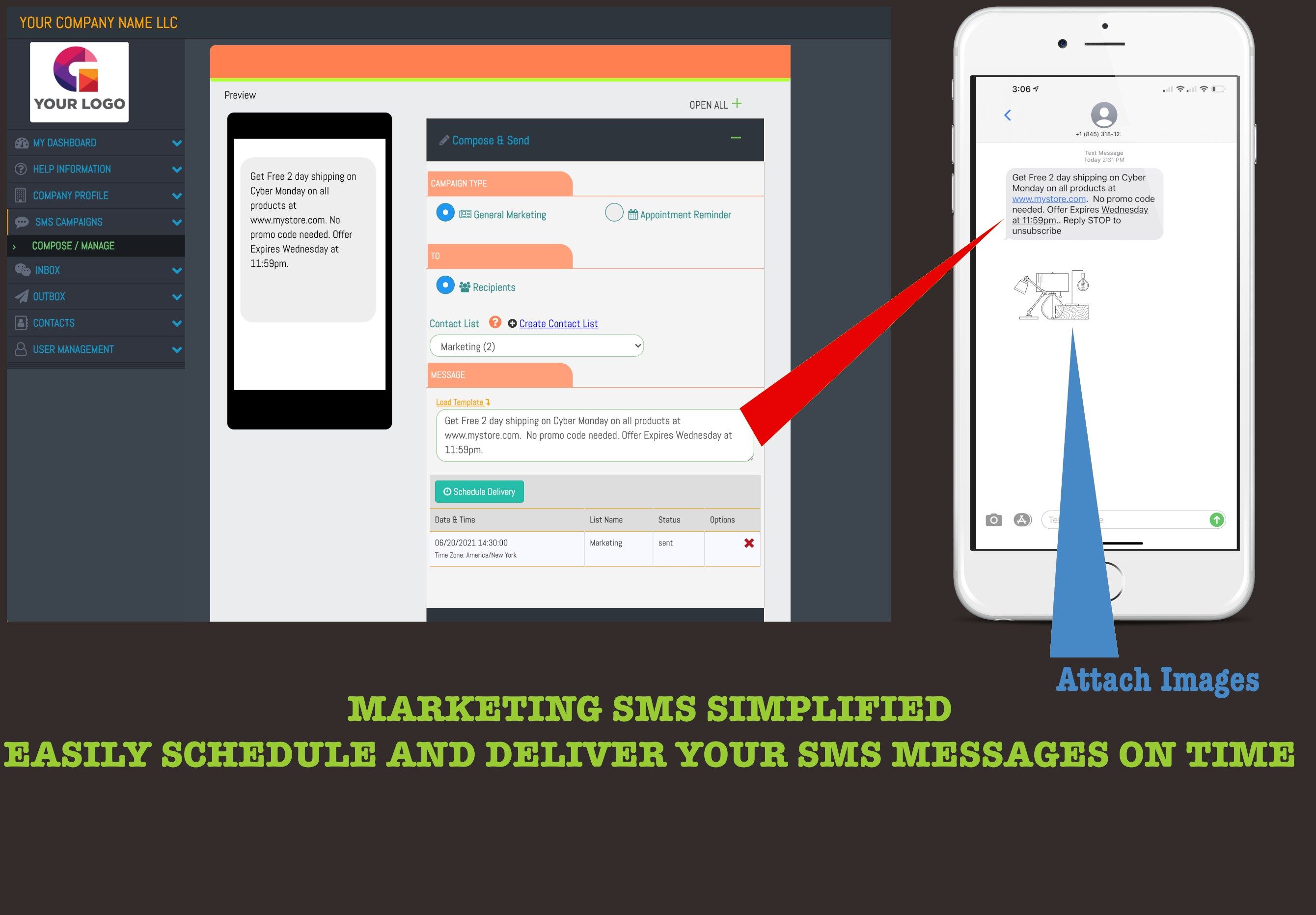 Text Marketing App