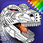 Dino Robots Coloring Book