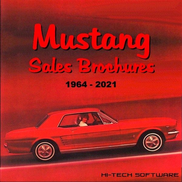 Mustang Sales Brochures 1964-2021