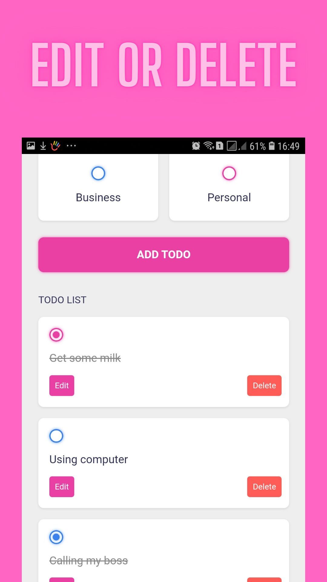 To-Do List - Task Manager Or Planner
