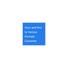 Docx and Doc to Various Formats Converter