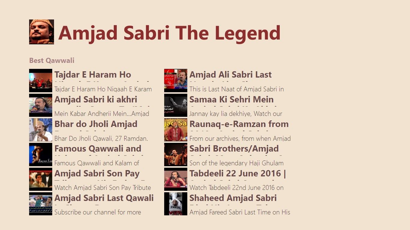 Amjad Sabri Legend