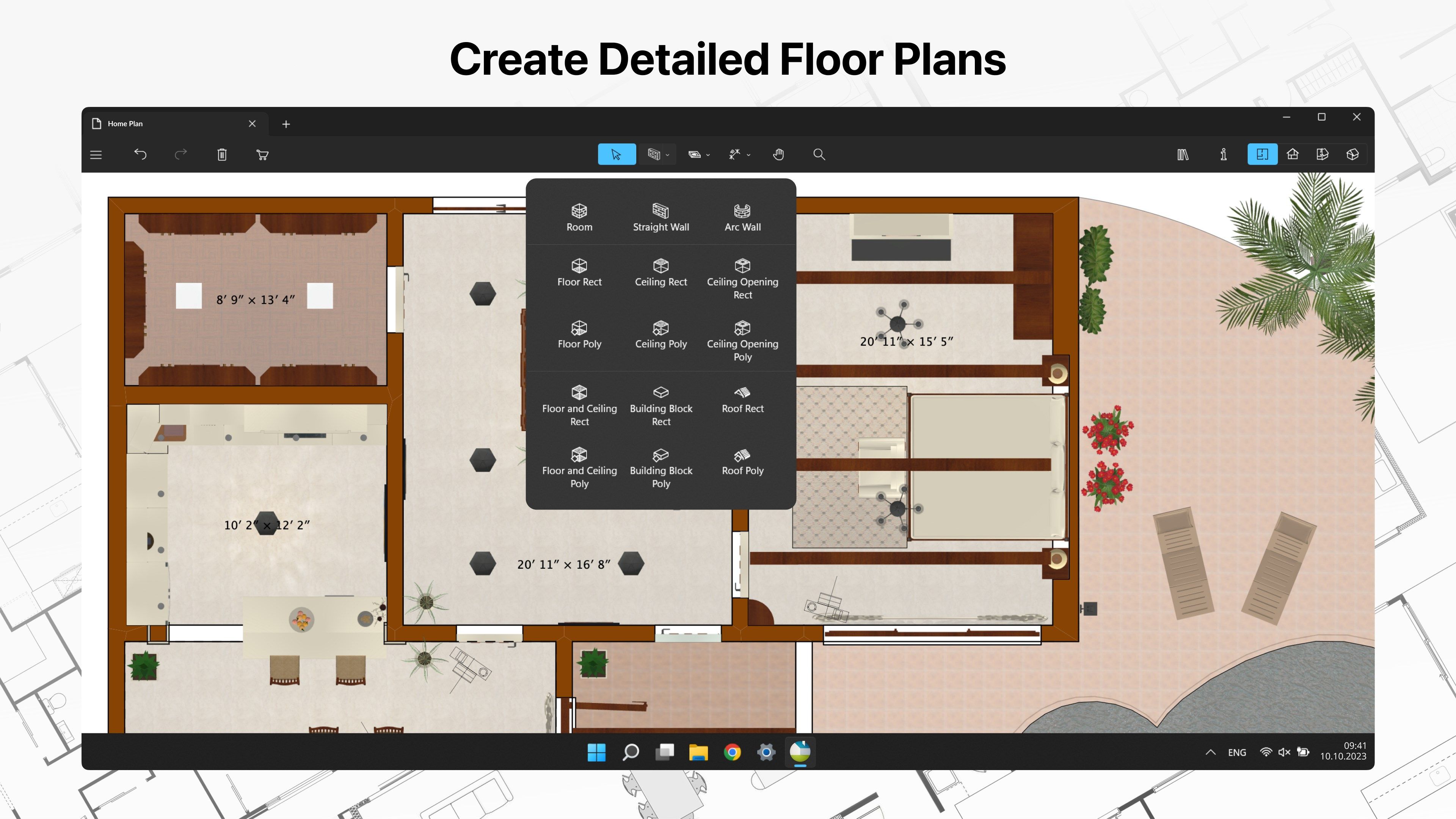 Create Detailed Floor Plans