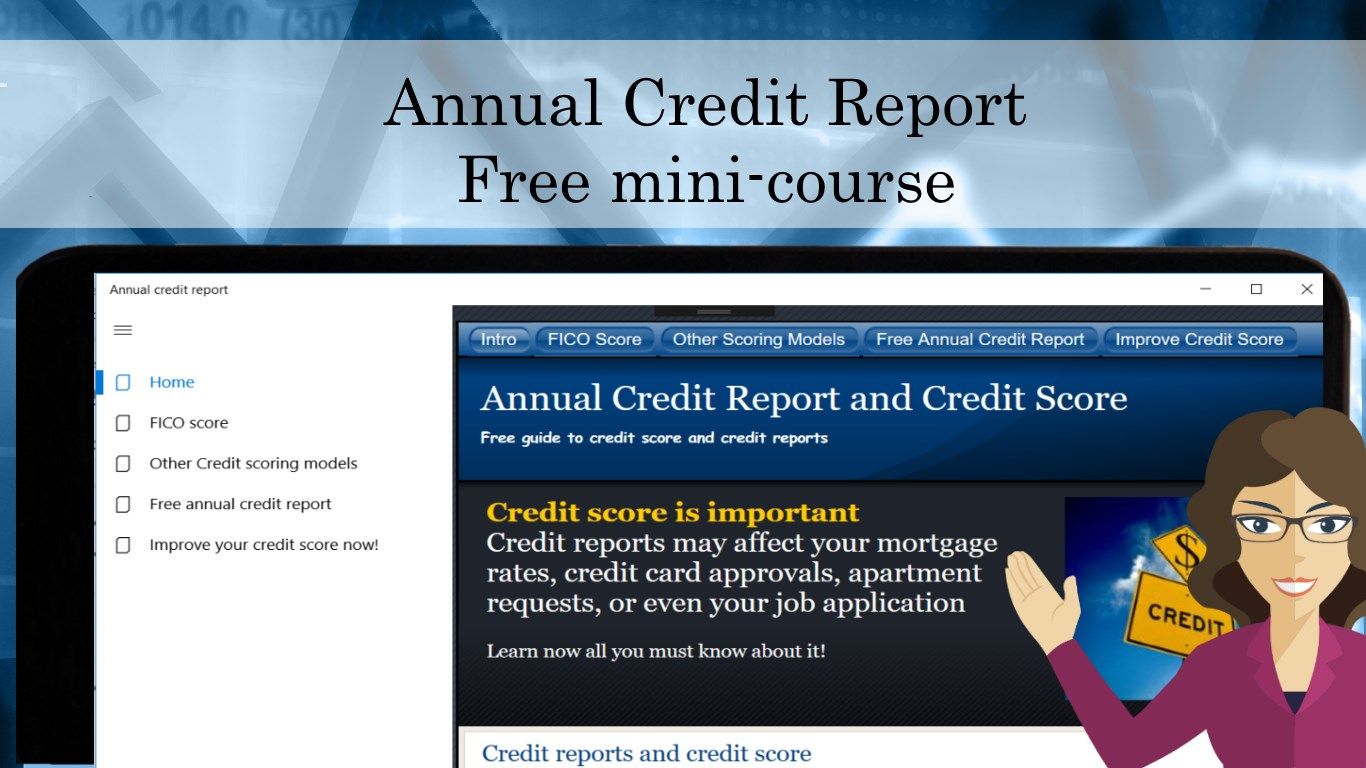 Annual credit report free mini-course