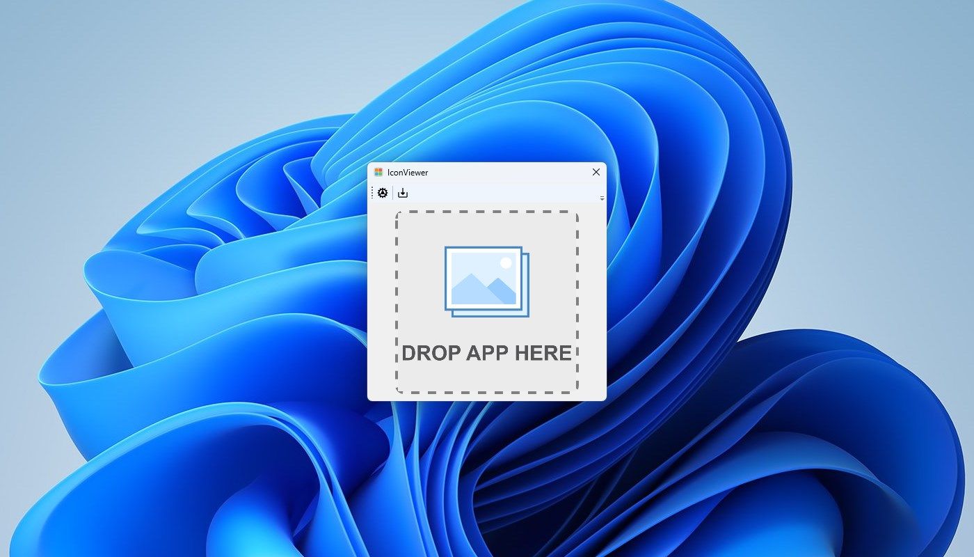 IconViewer - Drop & Save