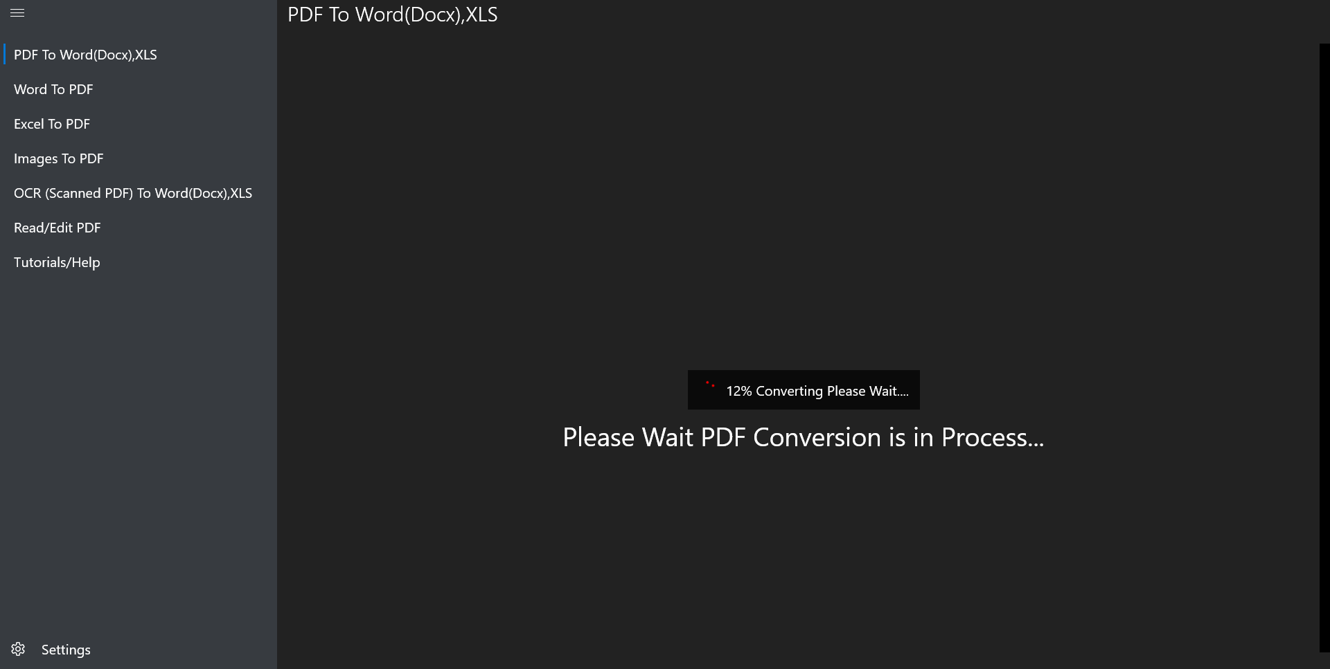 OCR PDF Converter: PDF To Document Converter