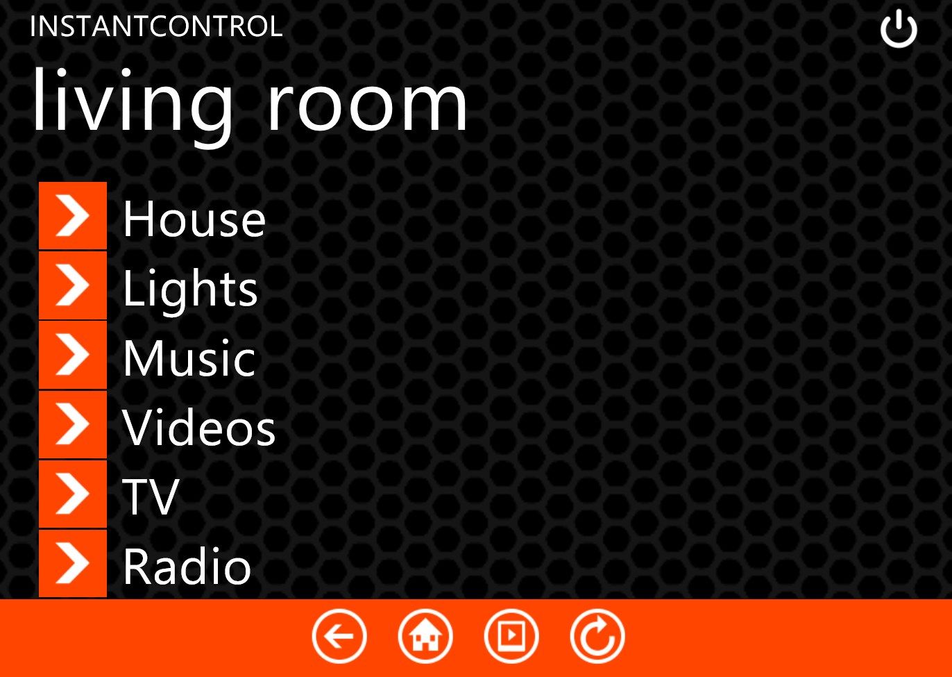 Access all major Control4 features