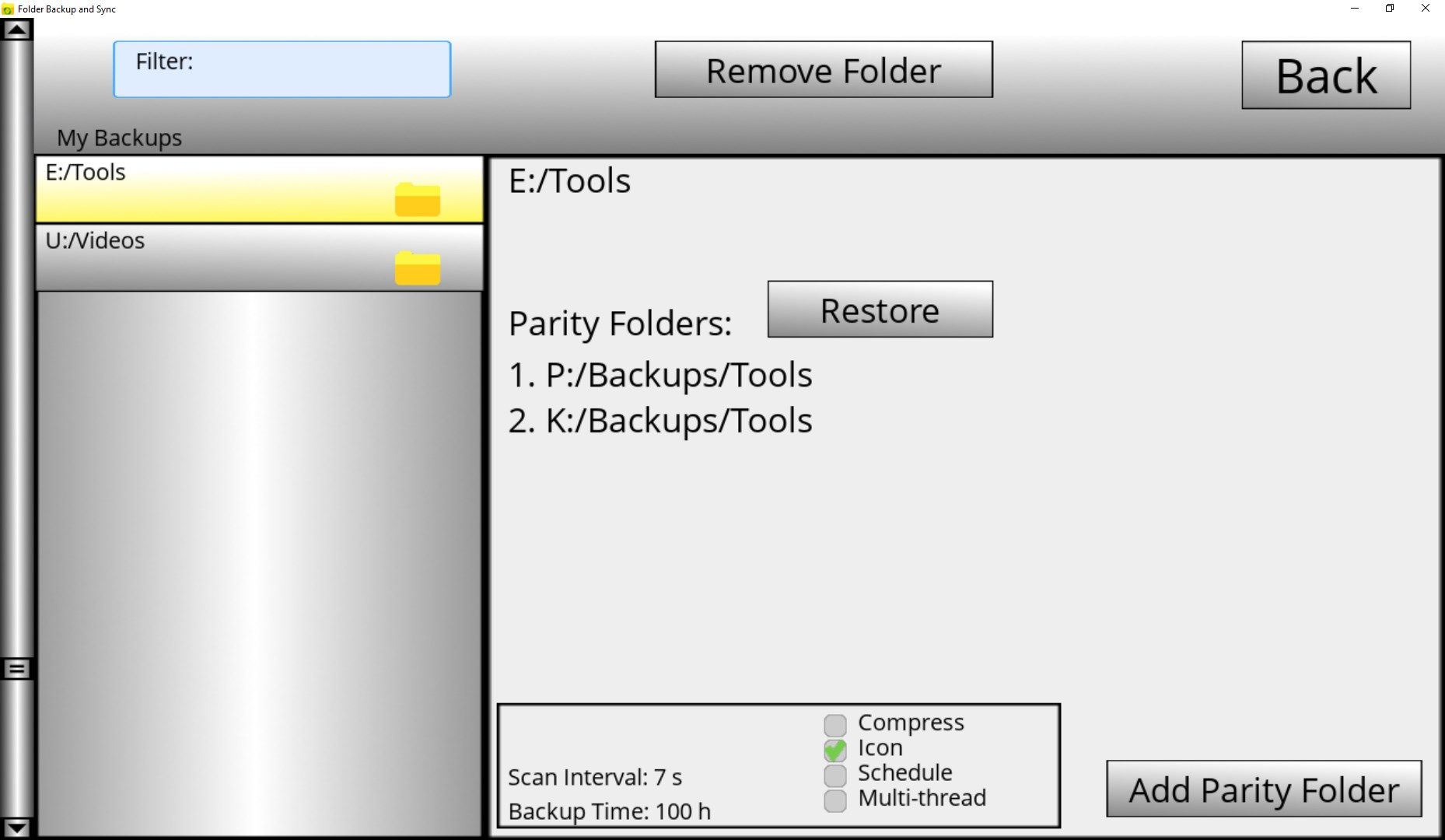 Folder Backup and Sync