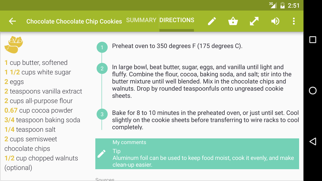 Cookmate - My personal recipe organizer