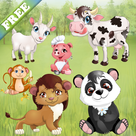 Animals for Toddlers and Kids : puzzle games with pets and wild animals ! Educational Game - FREE app