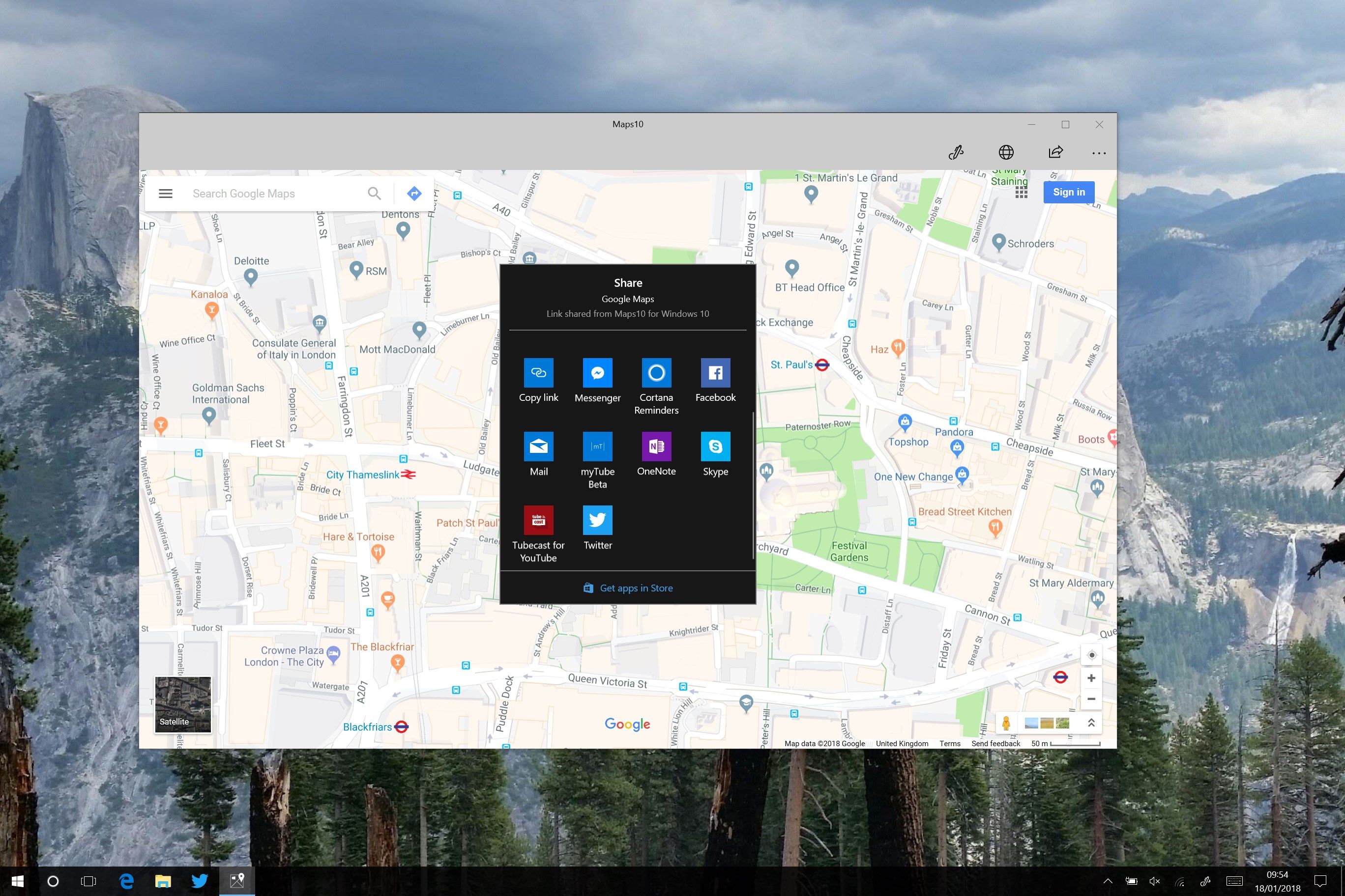 Share the location you are viewing as a Google Maps link, so anyone can see what you're seeing.