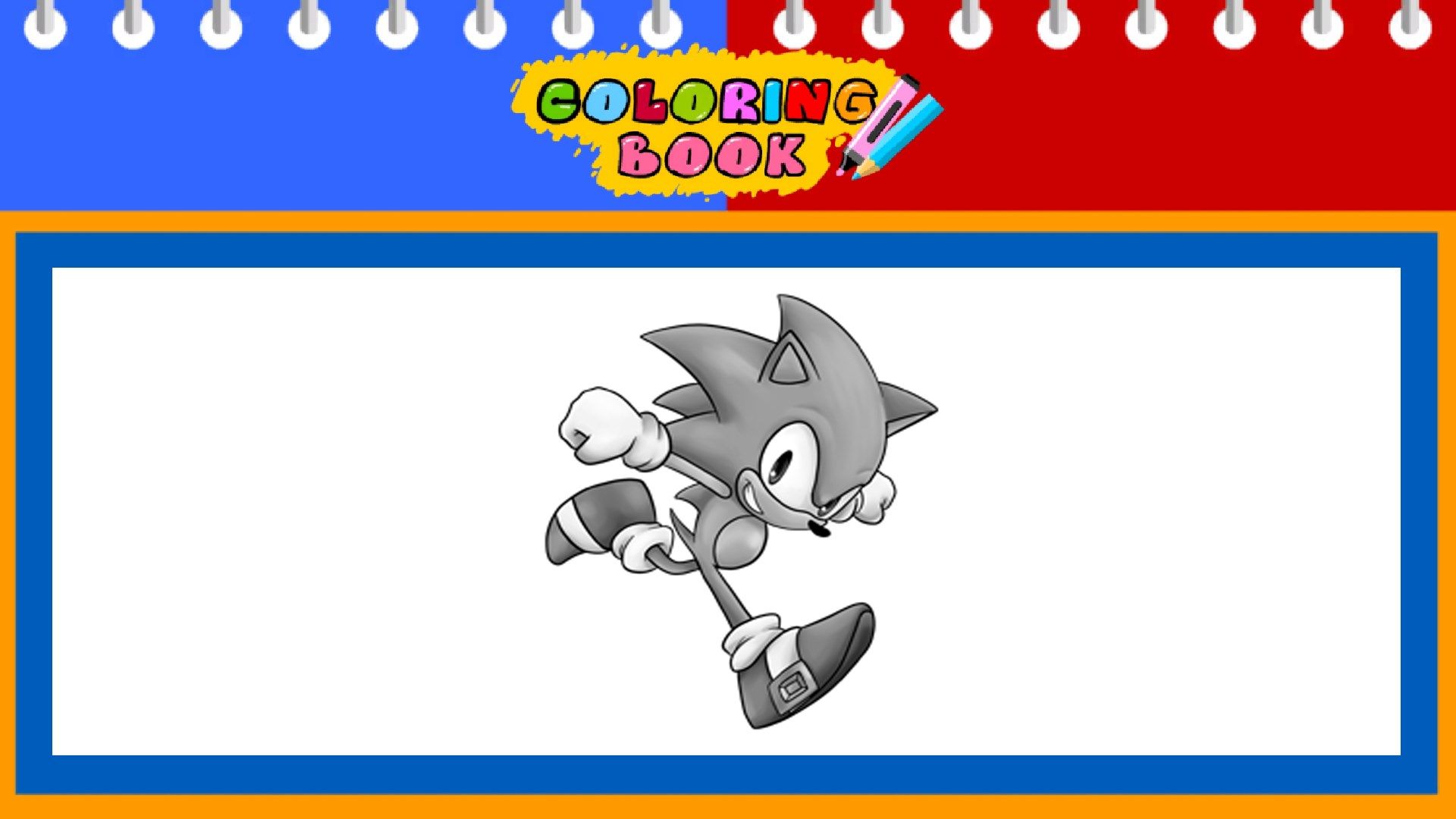 The Hedgehog Coloring Book Pages