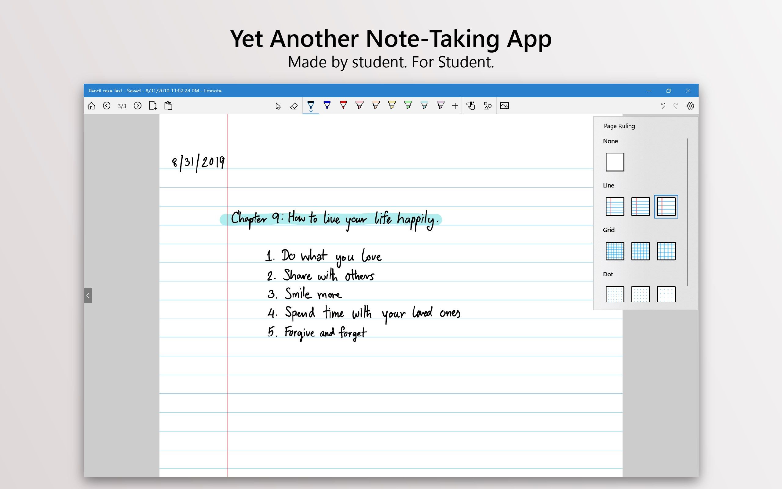 Yet another note-taking app