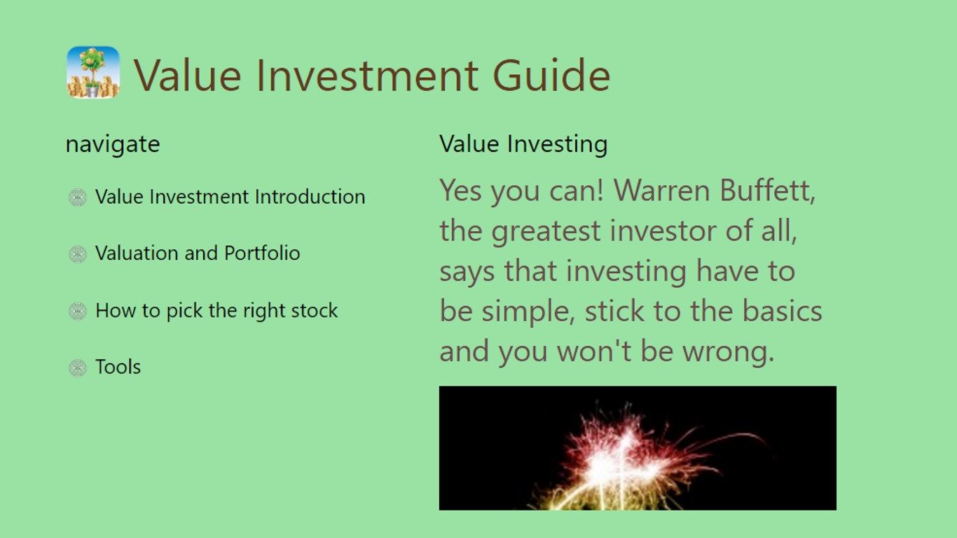 Stock Market Value Investment Guide