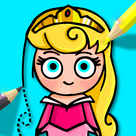 How to draw princess step by step