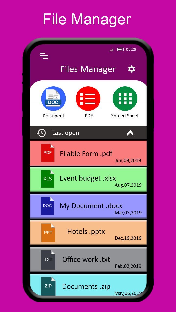 Document viewer - Office suite document reader