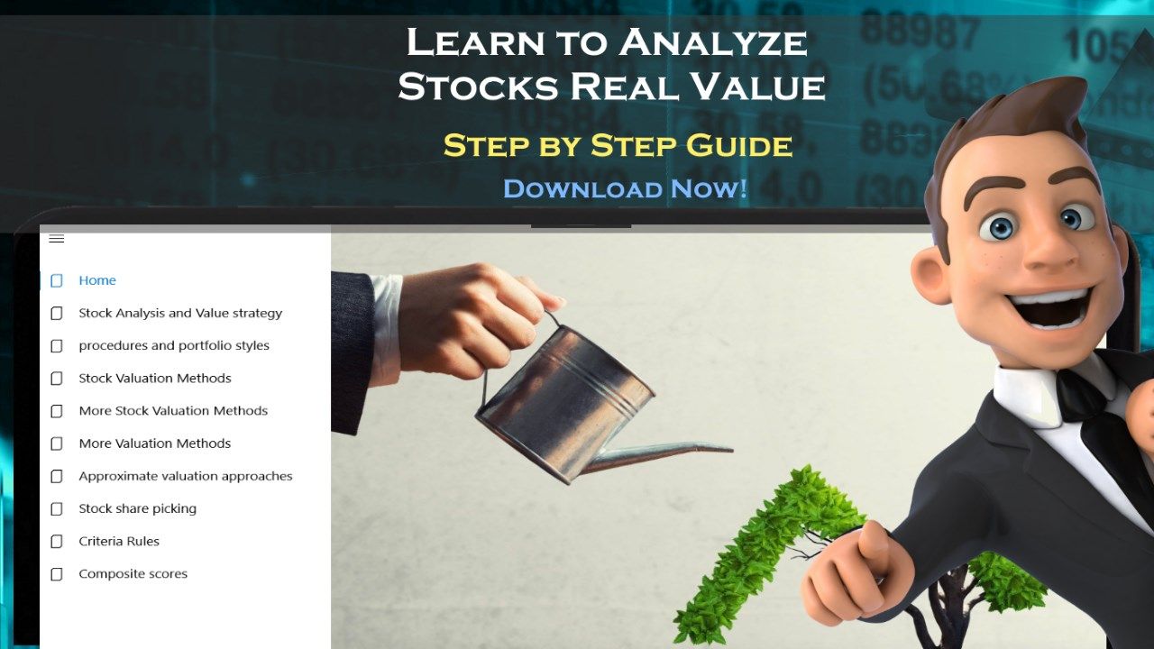 Buy stocks using value stock analysis: Full Course