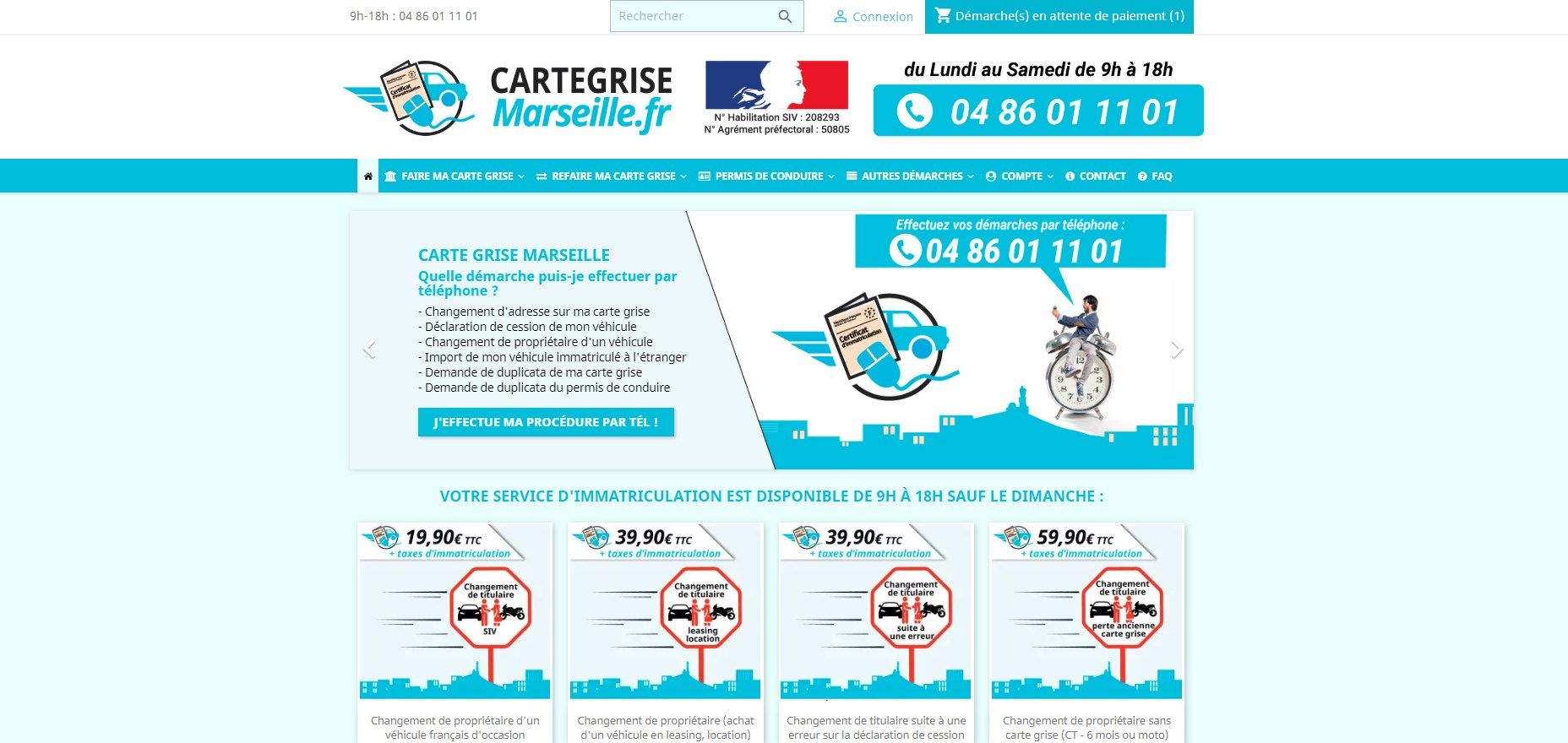 Carte Grise Marseille