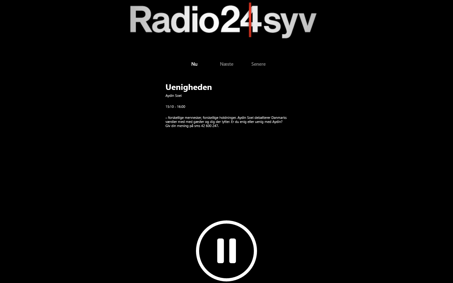 Hør Radio 24Syv live