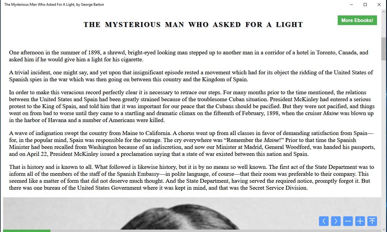 The Mysterious Man Who Asked For A Light, by George Barton