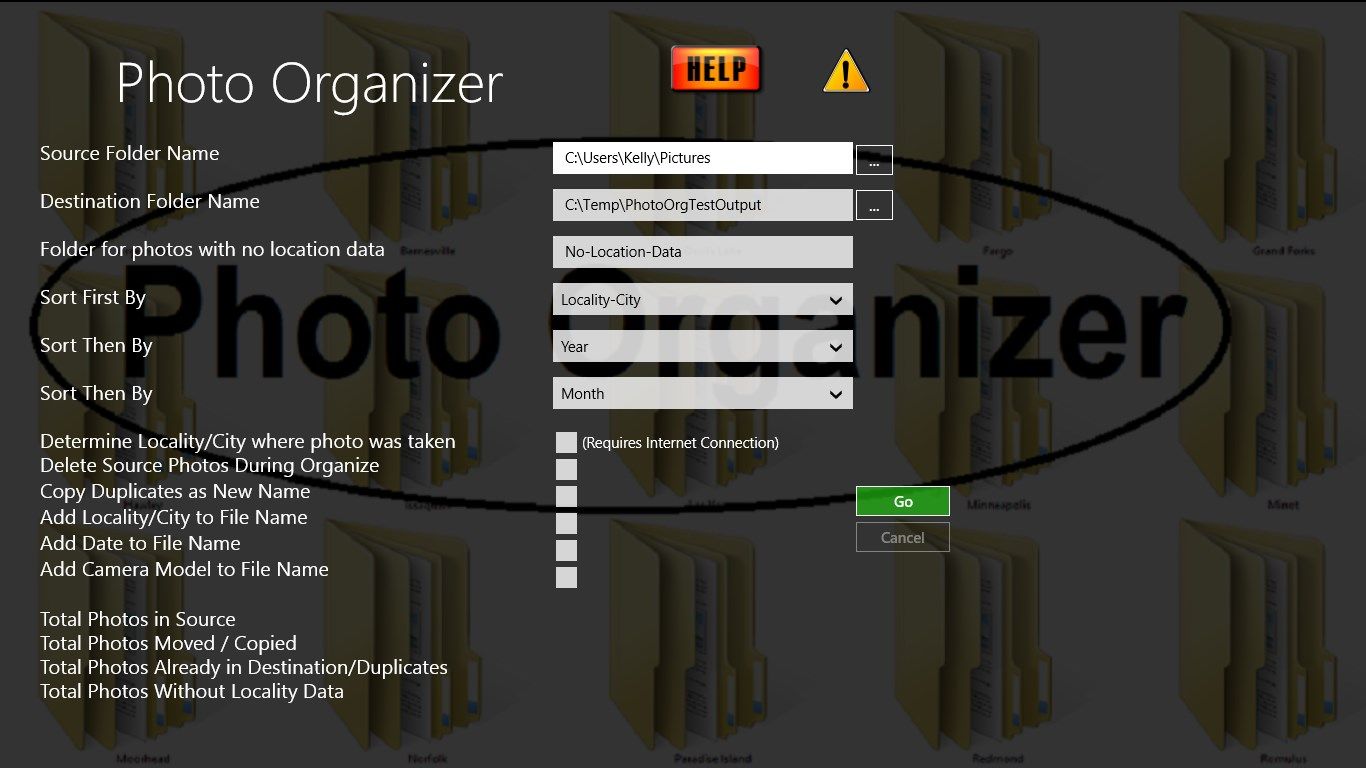 A simple to use one page application with robust photo management behind the scenes.