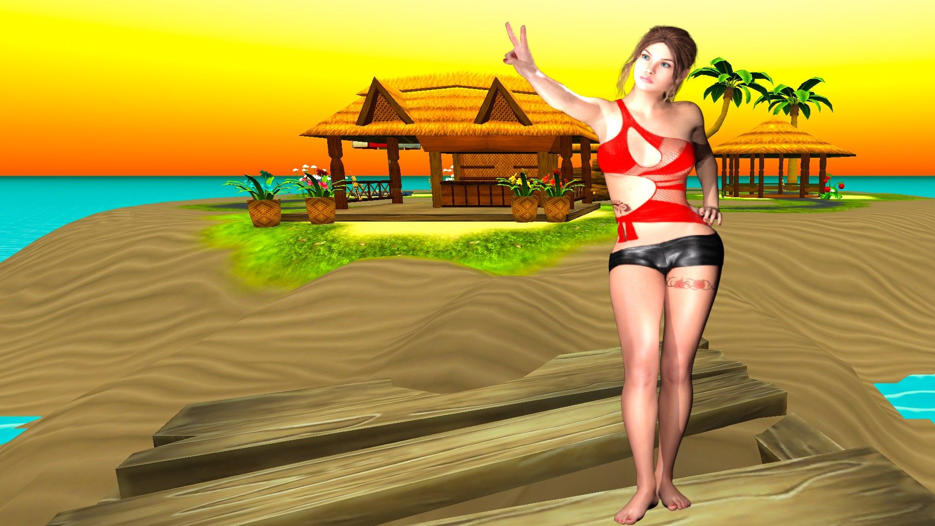 Virtual Exquisite Beach Dancer [HD+]