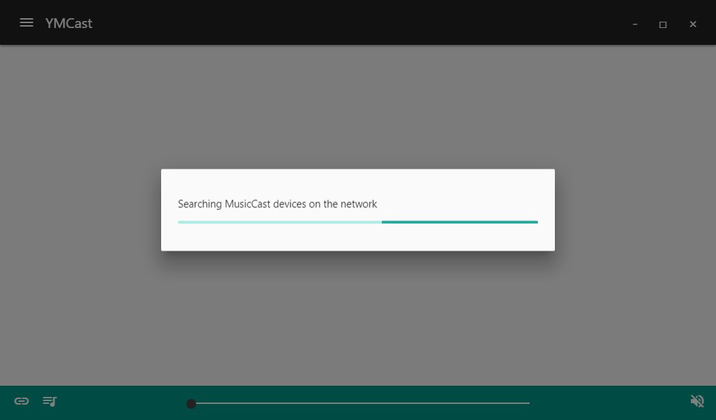 MusicCast devices search on the network