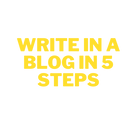 Learn blog post writing in 5 steps