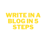 Learn blog post writing in 5 steps