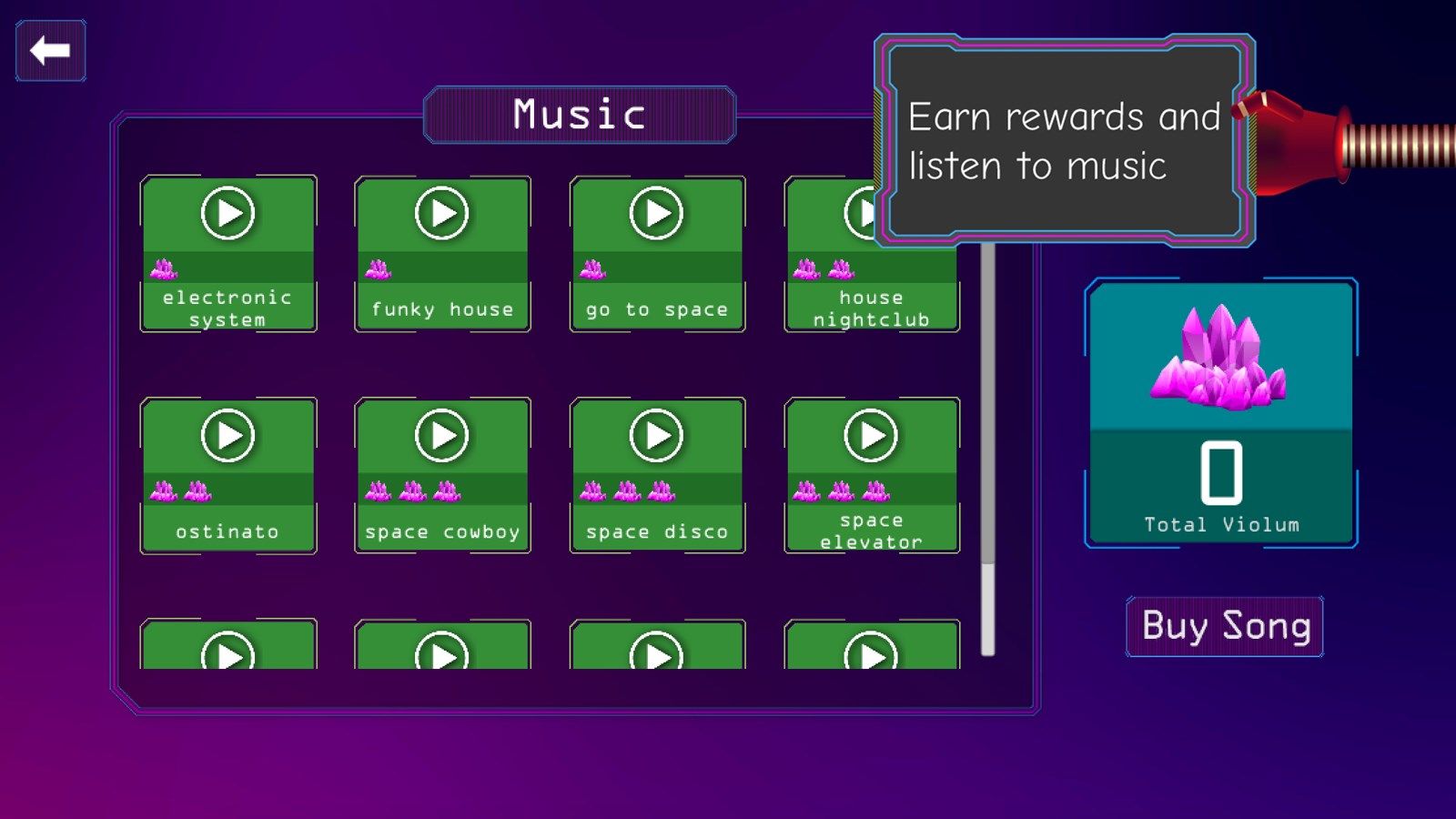 Earn rewards and listen to music