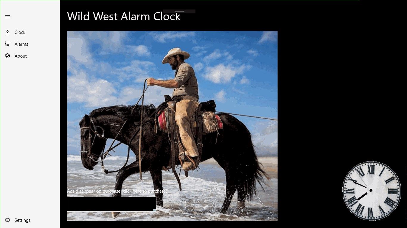 Wild West Alarm Clock