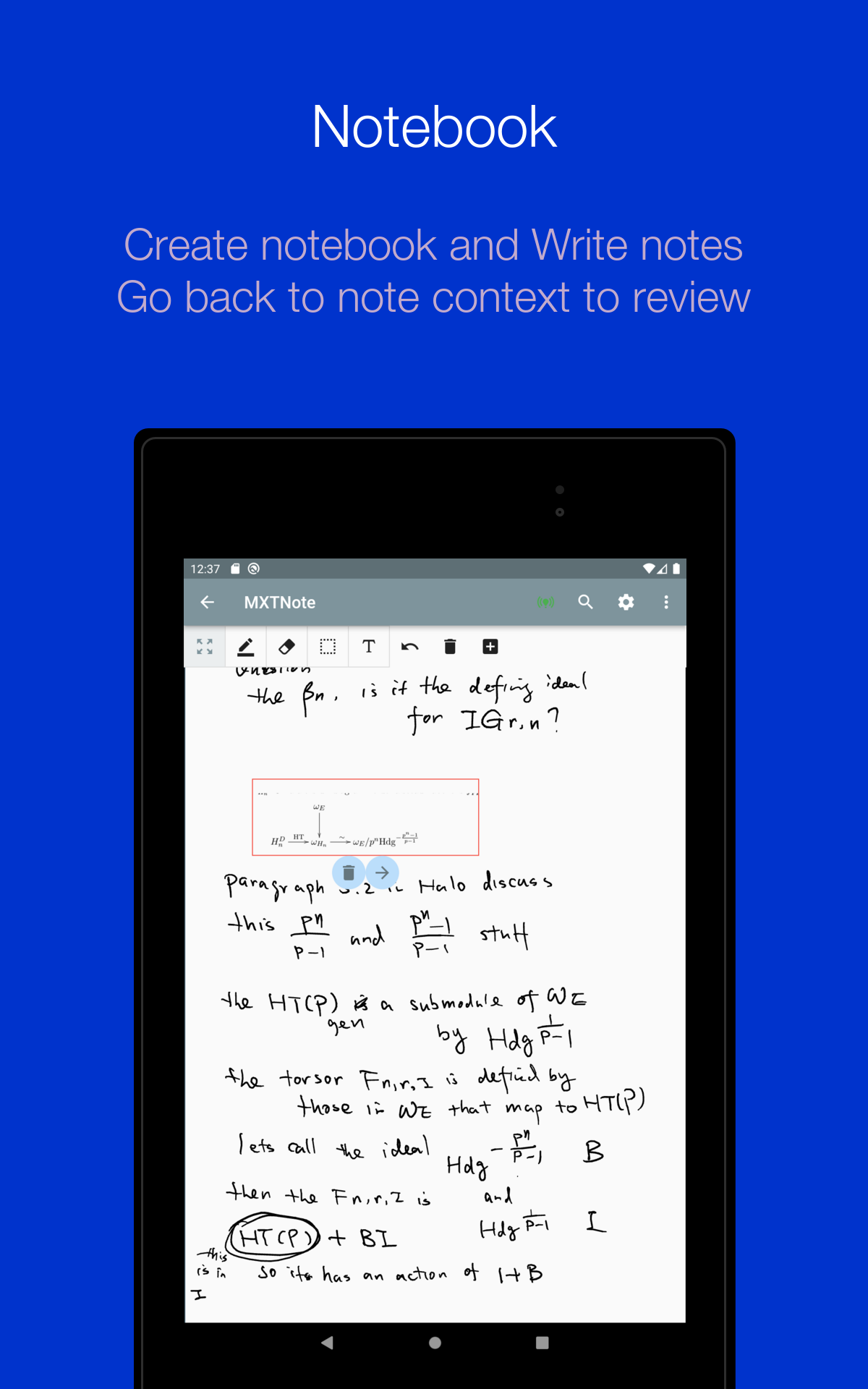 MXTNote - PDF reader, notes