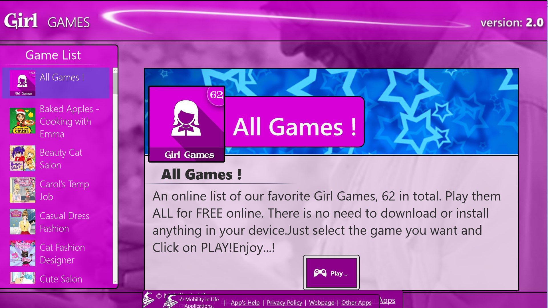 Online Games+ (Girls)