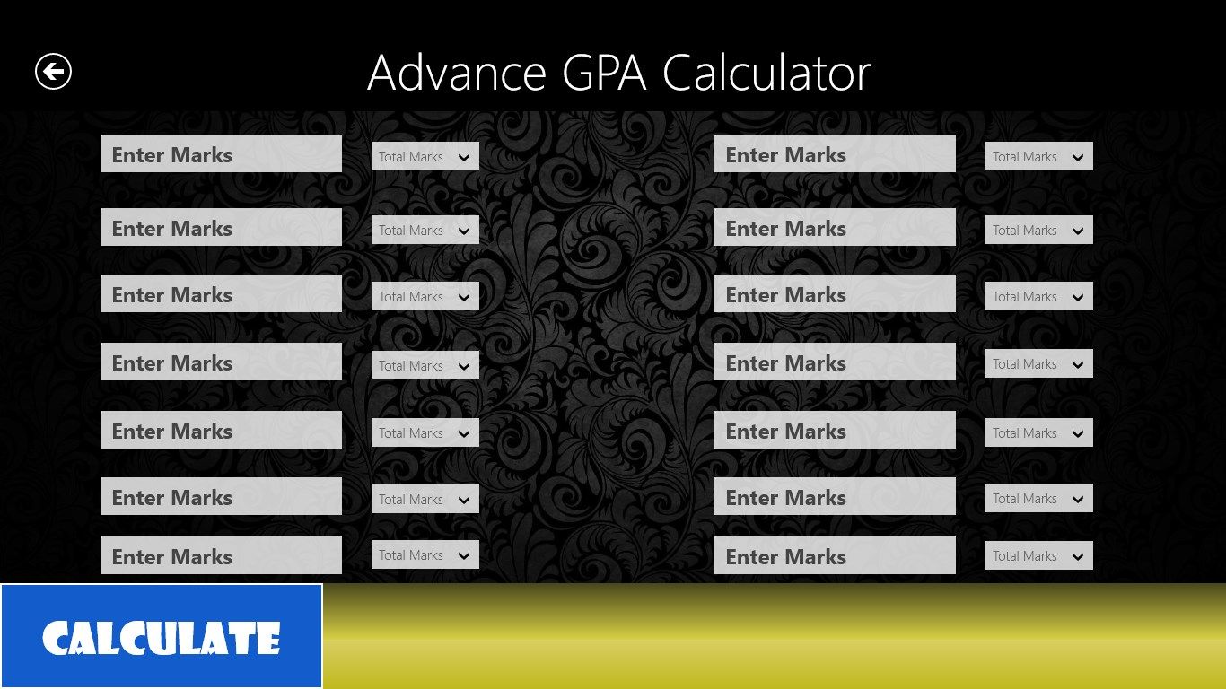 Advance GPA calculator