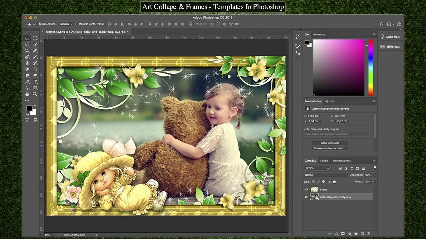 Art Collage & Frames - Templates fo Photoshop